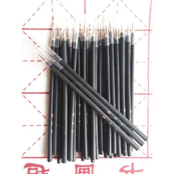 Bút tiểu cán tre lông sói