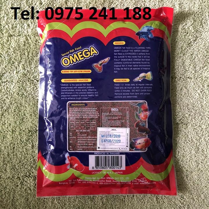 Thức ăn cho cá Omega nhập khẩu Thái Lan chính hãng đủ 4 loại cỡ hạt