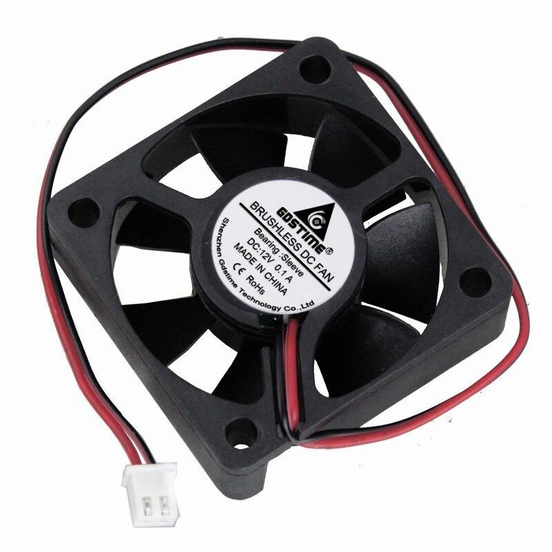 1 Pieces Gdstime DC 12V 50mm x 15mm 50x50x15mm Brushless Cooling Cooler Fan 5cm 5015