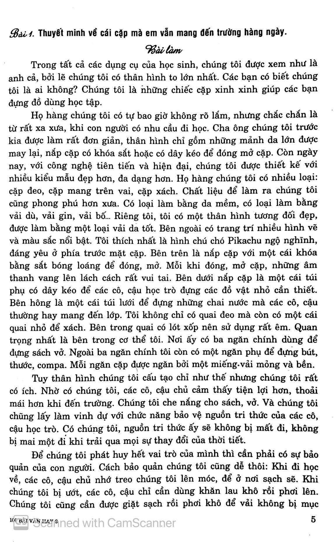100 Bài Văn Hay Lớp 9