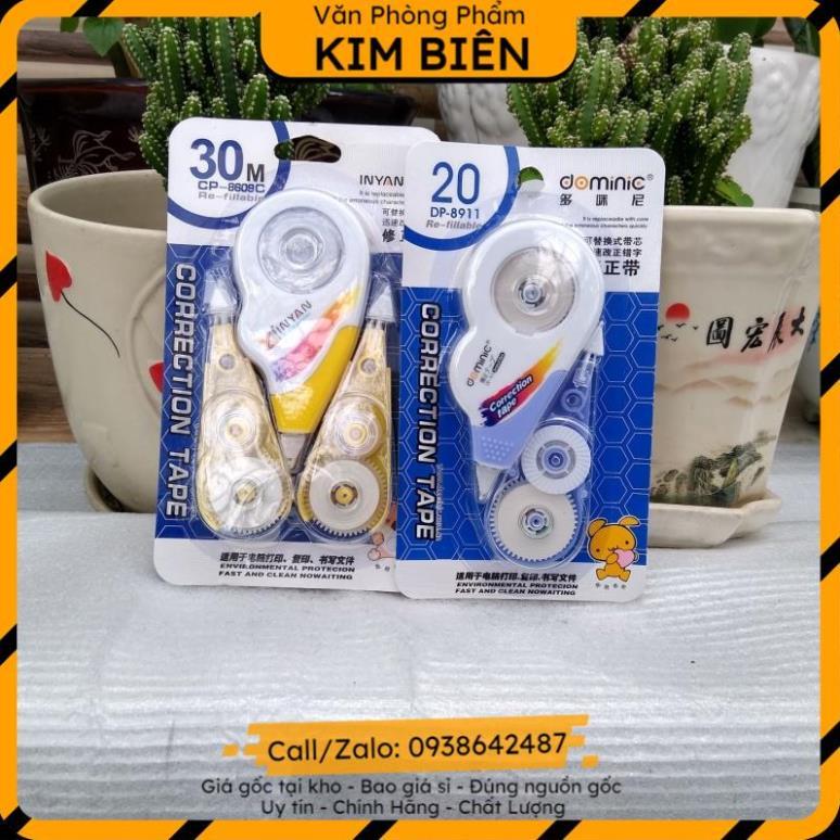 ️sỉ vpp,sẵn hàng️ Bút Xóa Kéo Dominic DP-8911 tặng 1 ruột,2 ruột - VPP Kim Biên