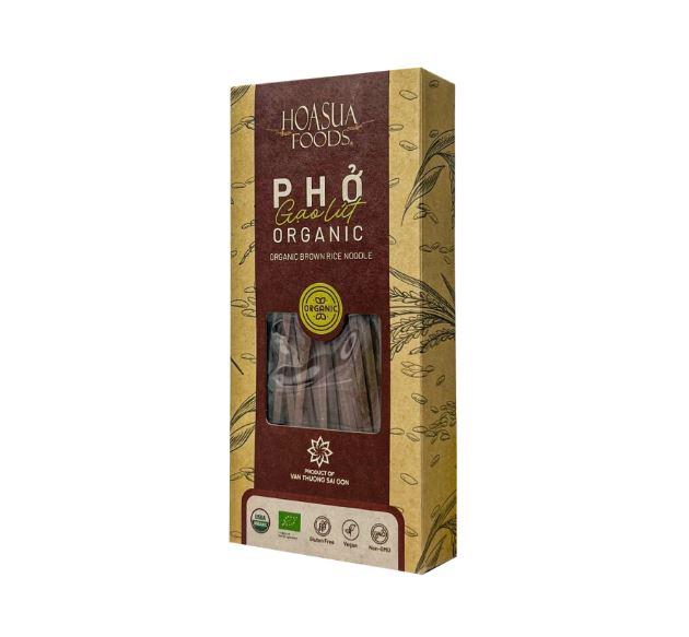 Phở gạo lứt hữu cơ Hoa Sữa FOODS 250g - dai, ngon, dinh dưỡng, phù hợp người ăn kiêng, giảm cân, eatclean, thực dưỡng