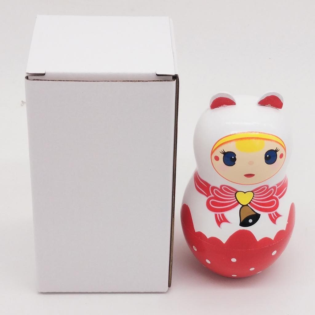 5Pcs Beautiful Handmade Wooden Russian Nesting Dolls, Girl Matryoshka Dolls Stacking Dolls Set