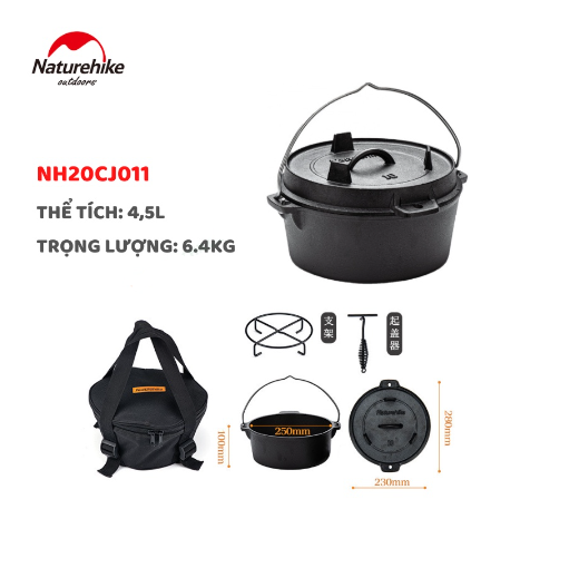 Nồi hầm gang đa năng NatureHike NH20CJ011