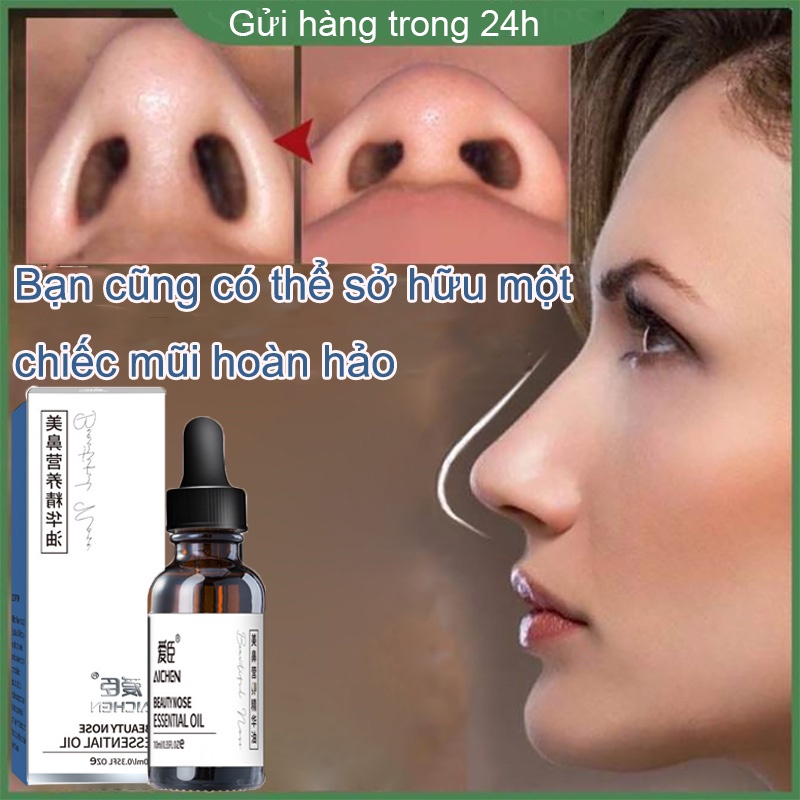 Serum Tinh dầu nâng cao mũi 10ml giúp thon gọn săn chắc tạo dáng mũi tăng chiều cao sống mũi hiệu quả loại tốt