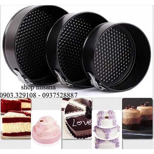 Khuôn nhôm tròn đáy rời có khóa