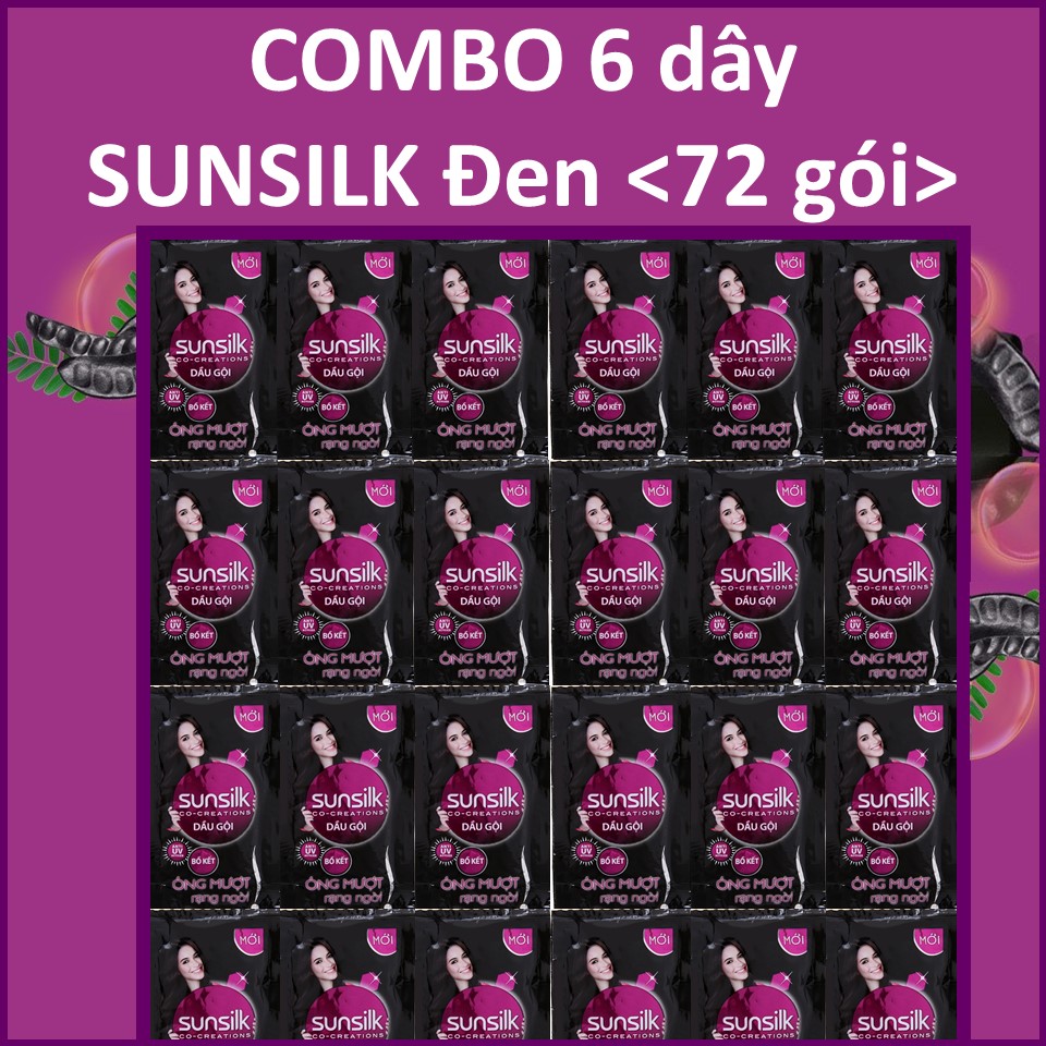 COMBO 5 dây Dầu Gội Dove Phục hồi Hư tổn 12 gói x5