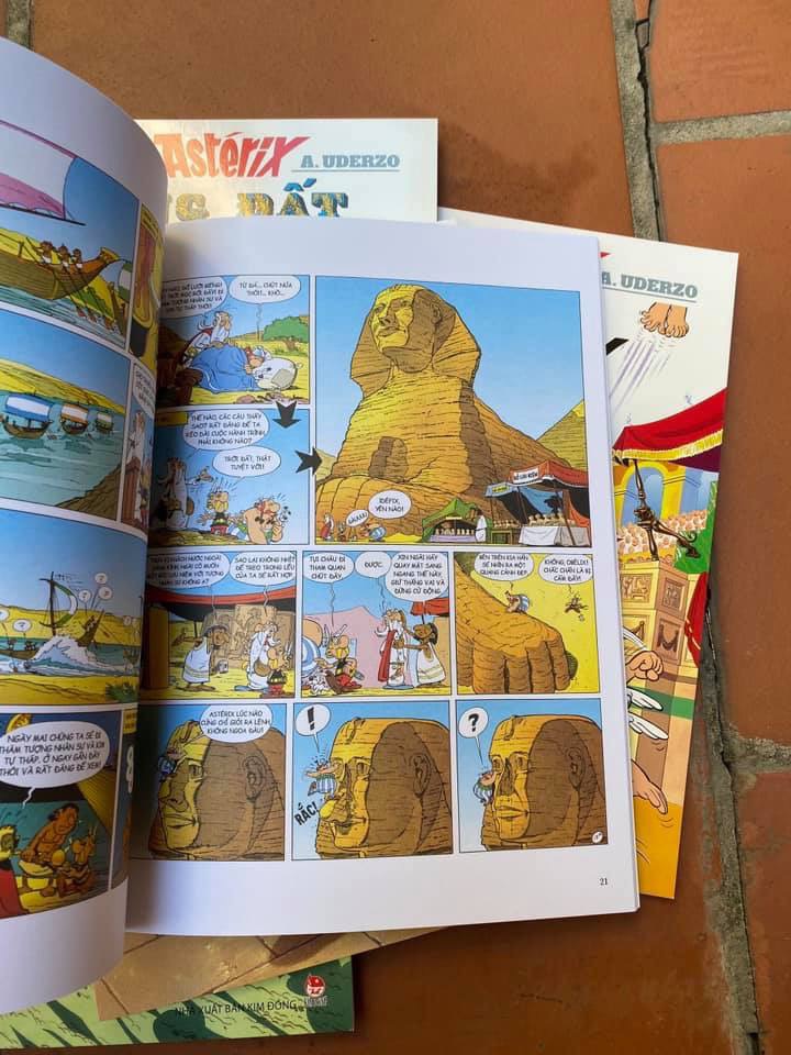 NHỮNG CUỘC PHIÊU LƯU CỦA ASTERIX - NXB KIM ĐỒNG - KHỔ LỚN IN MÀU