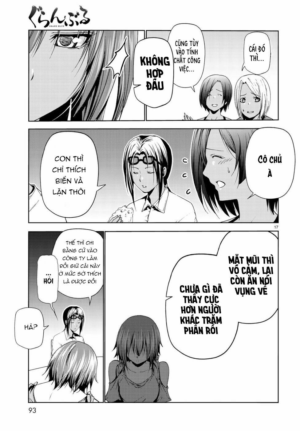 cô gái thích lặn - grand blue chapter 56 17