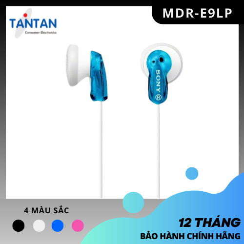 Tai nghe NHÉT TAI Sony MDR-E9LP | FREESHIP | Bộ màng loa 13,5 mm - Dây 1,2 m - Jack cắm 3.5mm - Miếng đệm tai | Hàng Chính Hãng