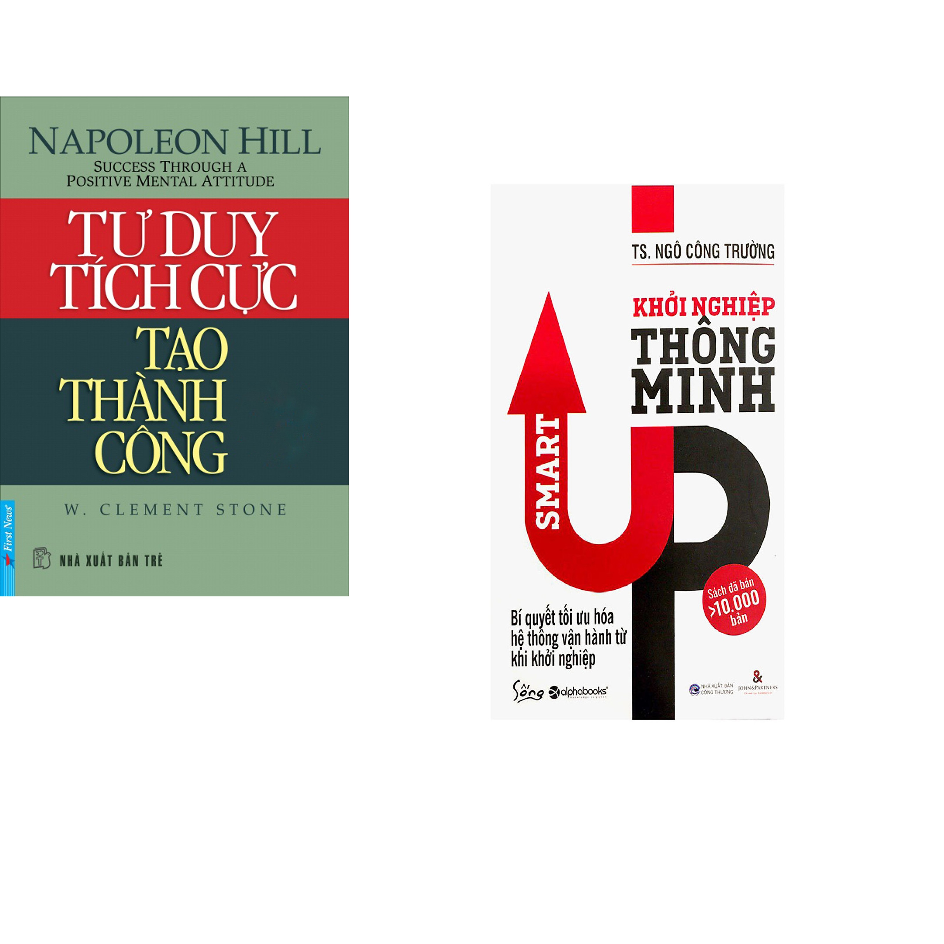 Combo 2 cuốn sách: Tư Duy Tích Cực Tạo Thành Công + Khởi nghiệp thông minh