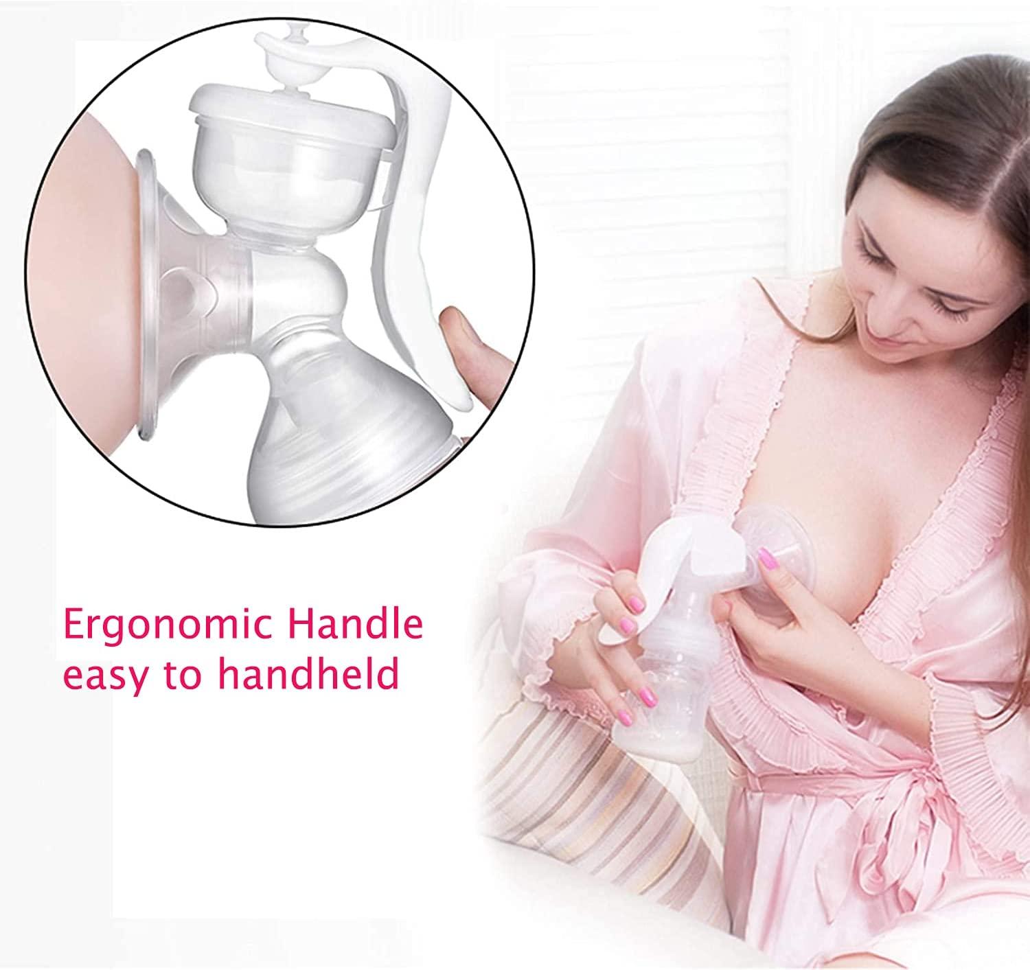 Máy hút sữa bằng tay, silicone hút có thể điều chỉnh, máy hút sữa bằng tay cầm tay
