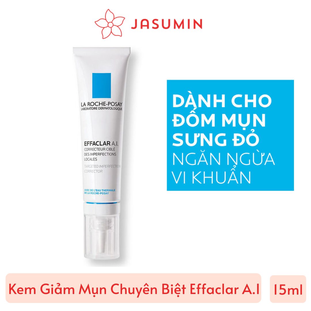 Kem Giảm Mụn Chuyên Biệt La Roche-Posay Effaclar A.I 15ml