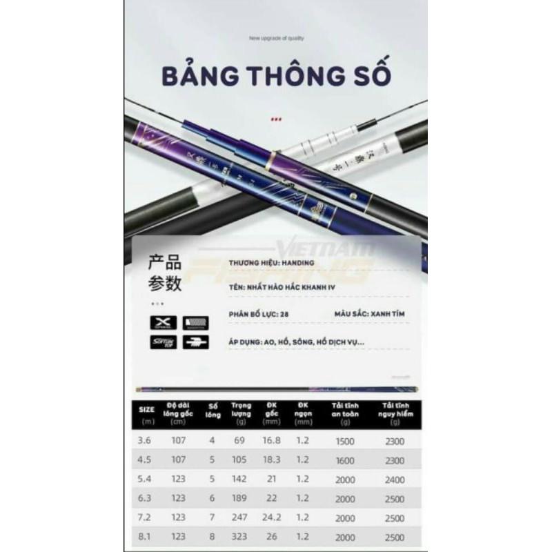Cần câu handing nhất hào hắc khanh thế hệ iv