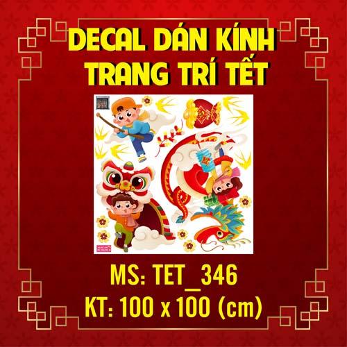 DECAL TRANG TRÍ TẾT NGUYÊN ĐÁN 2022 COMBO SỐ 11