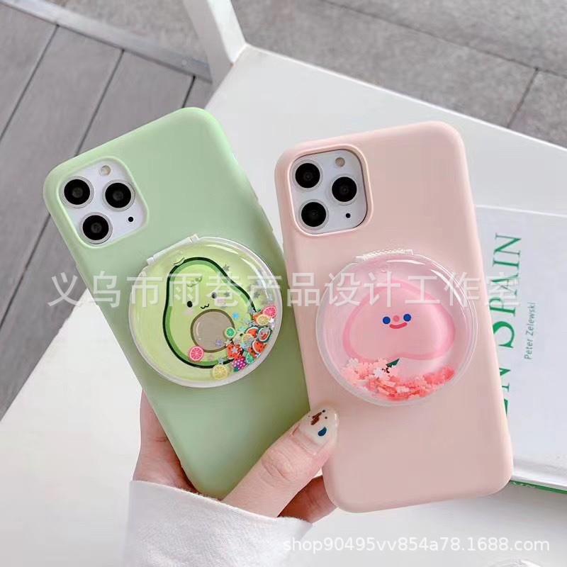 Popsocket giá đỡ điện thoại 2in1 có gương soi