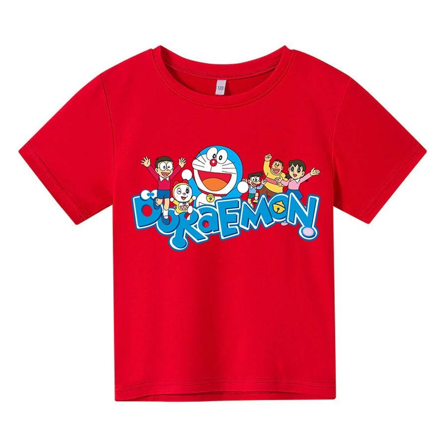 Áo thun trẻ em gia đình doraemon Có size người lớn, King Cotton
