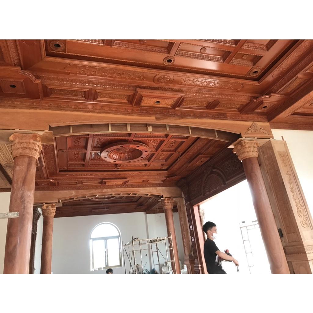 Những mẫu trần nhà ốp gỗ đẹp