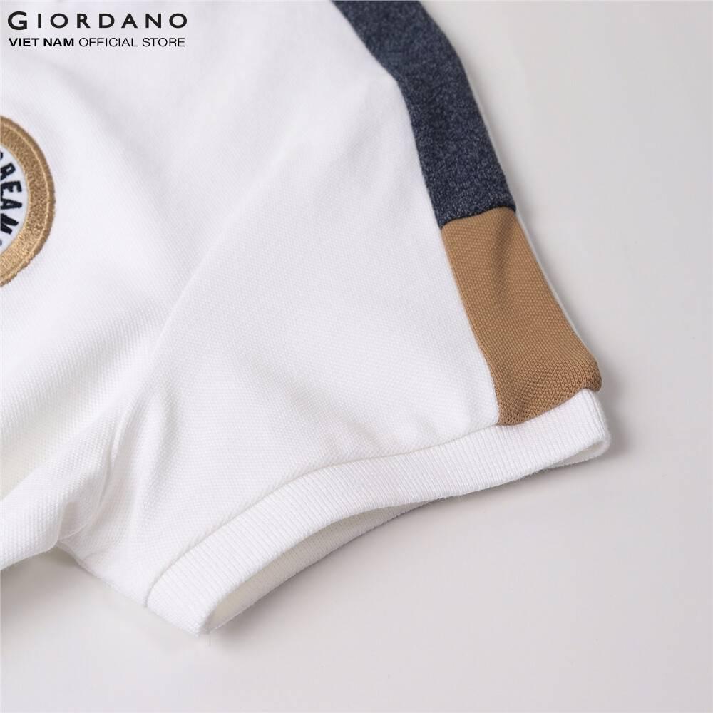 Áo thun ngắn tay có cổ nữ Giordano polo 05311302