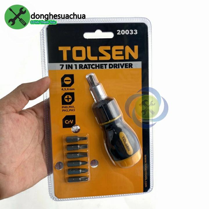 Vít tự động Tolsen 20033 loại 7 trong 1