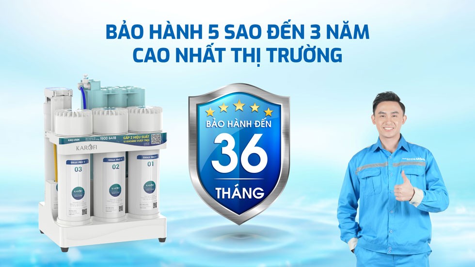 Máy lọc nước RO Karofi KAQ-U50K - Hàng Chính Hãng
