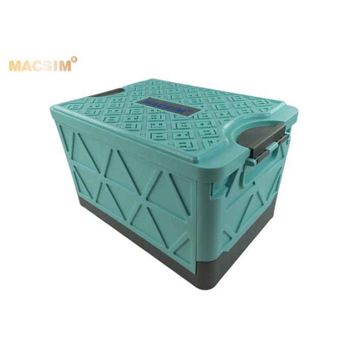 Hộp đựng đồ xếp gọn 55 lít kích thước 50cm x 34,5cm x 31cm - hộp đựng đồ trong cốp ô tô nhãn hiệu Macsim cao cấp