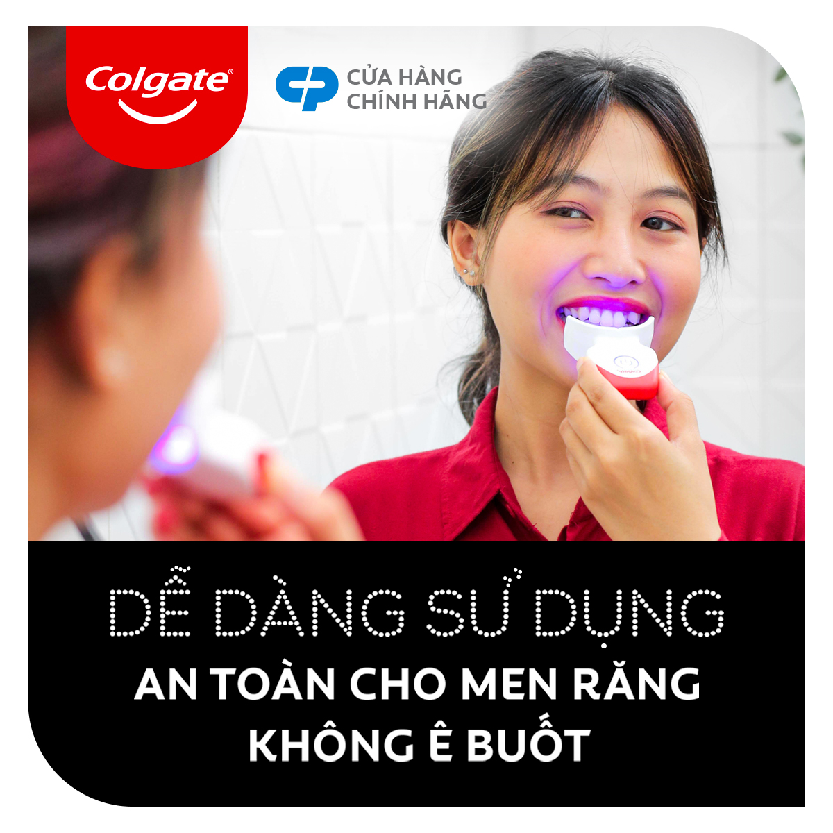 Bộ Kit làm trắng răng Colgate Optic White O2 an toàn tại nhà, không ê buốt