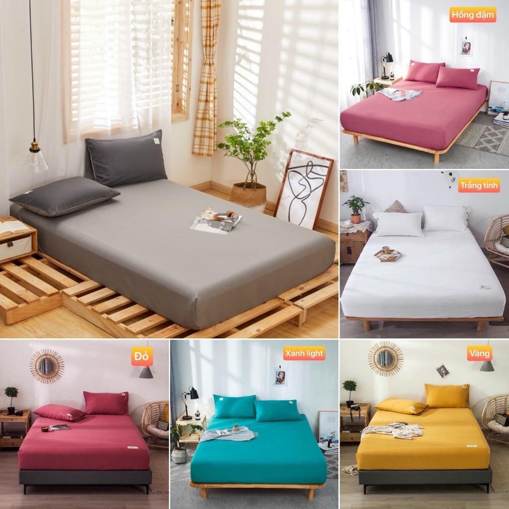 Ga trải giường  Cotton Tici Minh Nhật cao cấp - Bo chun drap  đủ kích thước