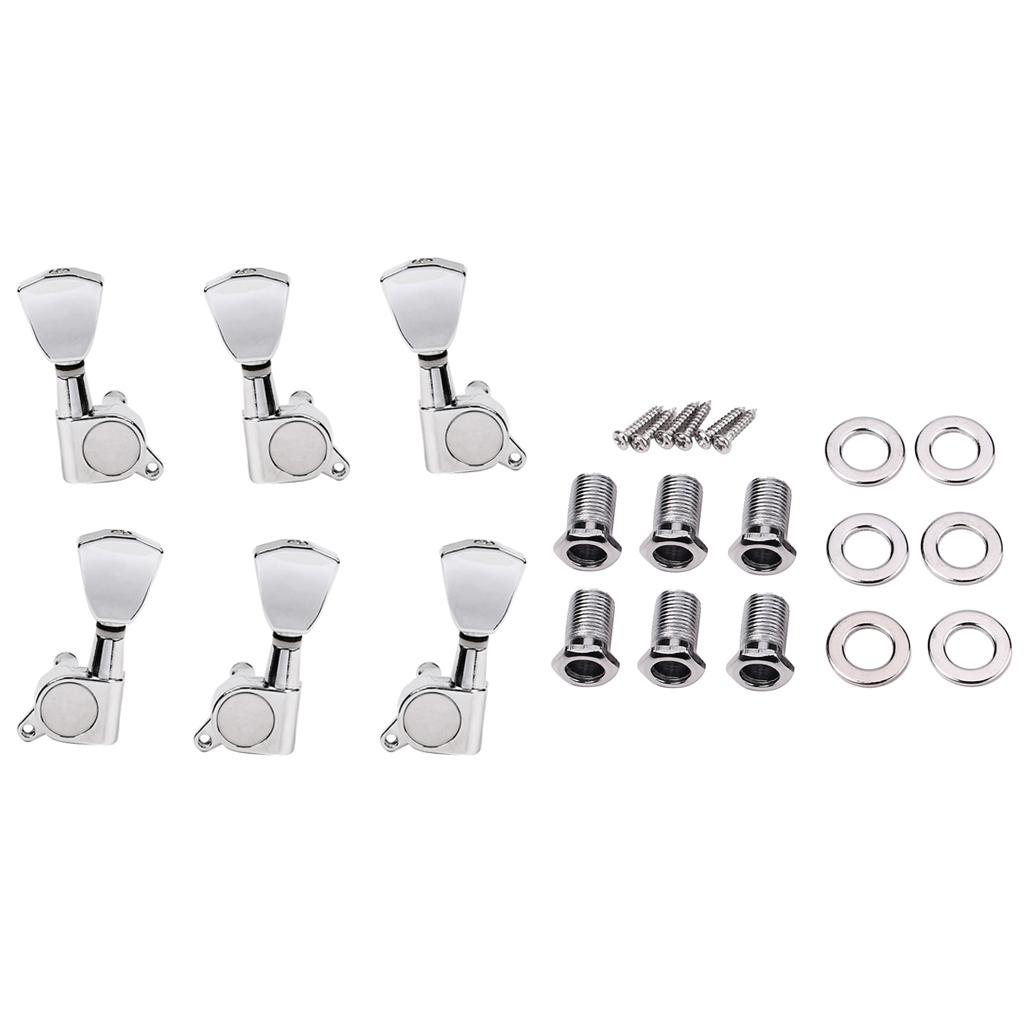 6 3R3L Chỉnh PEG Máy Đầu cho Đàn Guitar Các Bộ Phận Thay Thế