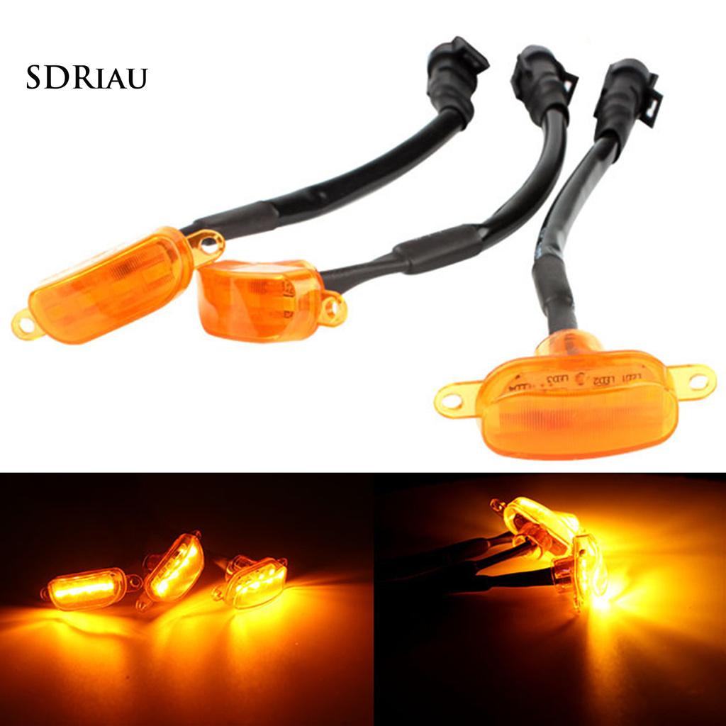DC Bộ 3 Đèn Led Ánh Sáng Vàng Xqcdx 12v