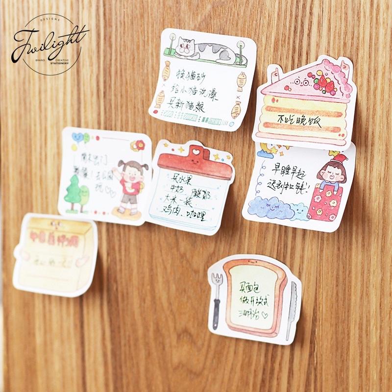 Set giấy ghi chú dễ thương mỗi set 3 mẫu dùng để take note