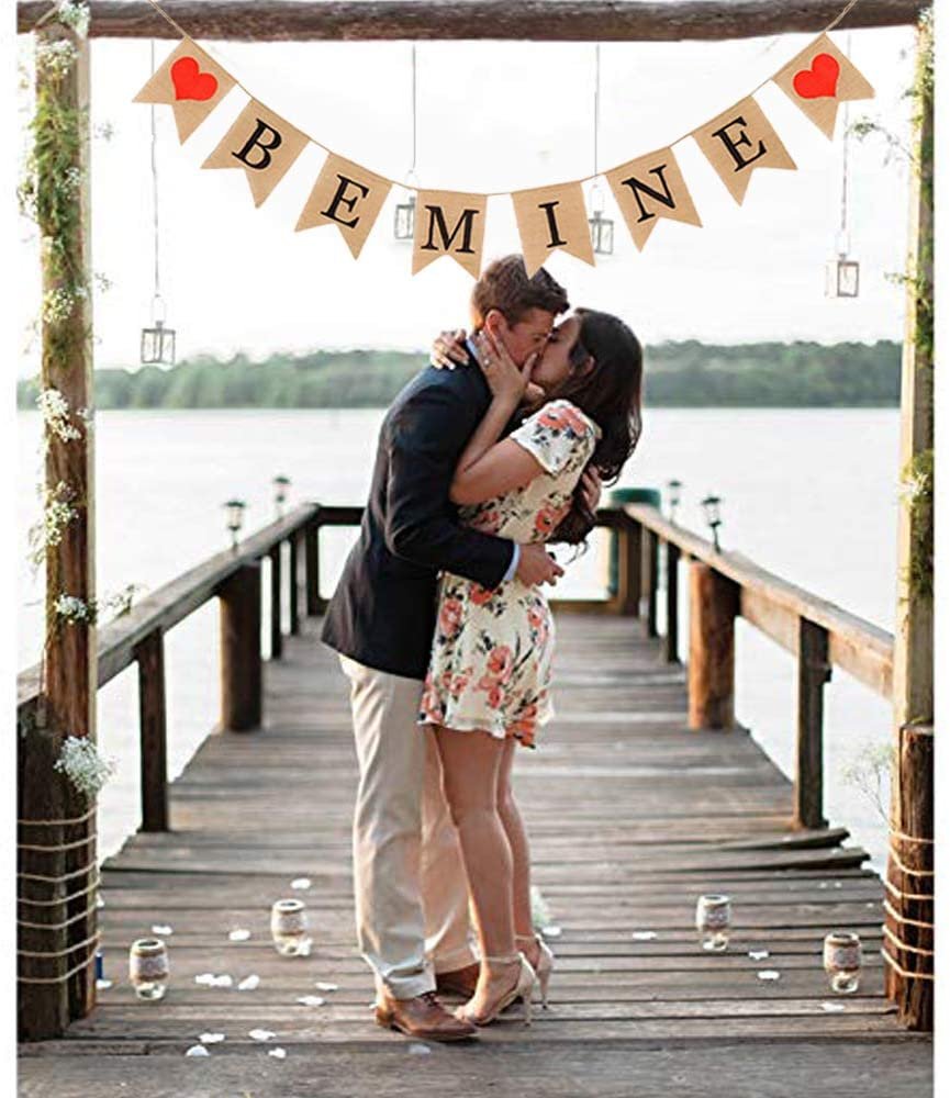 Dây cờ trang trí Valentine - Valentine bunting vlt18