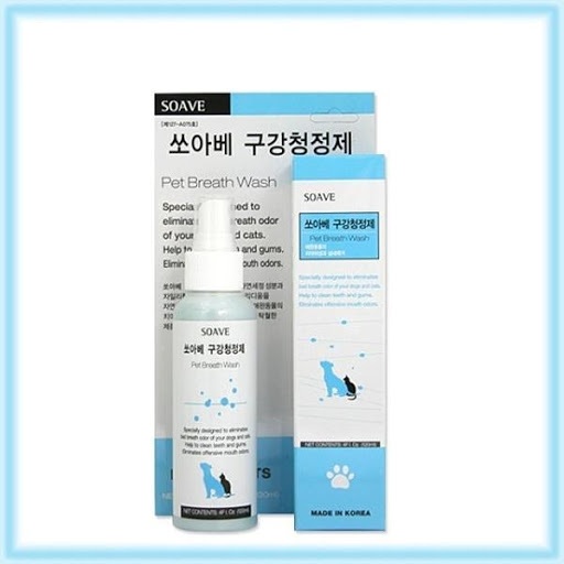 BÌNH XỊT VỆ SINH RĂNG MIỆNG CHÓ MÈO - Pet Breath Wash Korea 120ml