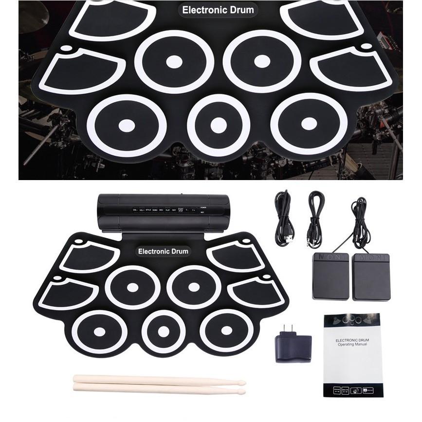 Bộ Trống điện tử DRUM KIT Konix INow Portable MD760 - Hỗ Trợ Kết Nối Máy Tính