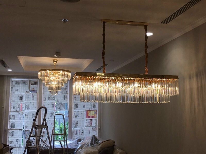 Đèn thả LUPIN pha lê cao cấp, sang trọng kiểu dáng hiện đại