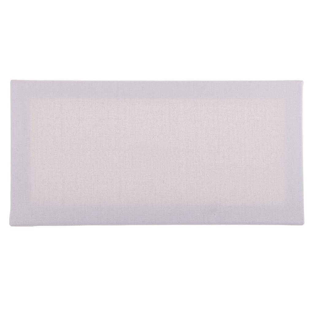2Pcs Artist Free 8"x 16" Blank White Wooden Frame Canvas Panel Boards