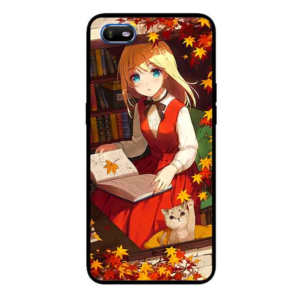 Ốp Lưng in cho Oppo A1K Mẫu Girl Anime 13 - Hàng Chính Hãng
