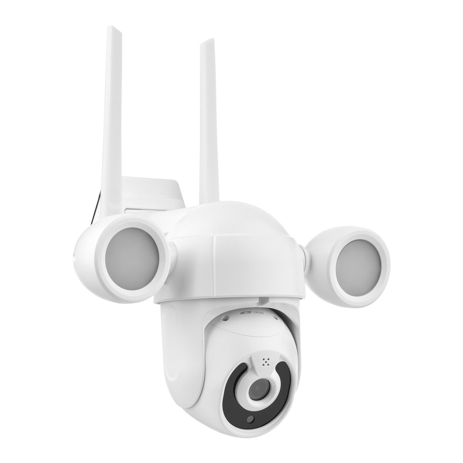 2K Smart Life Wireless Monitor Camera Outdoor WiFi Camera 3.0MP Waterproof Night Vision Auto-tracking with Floodlights