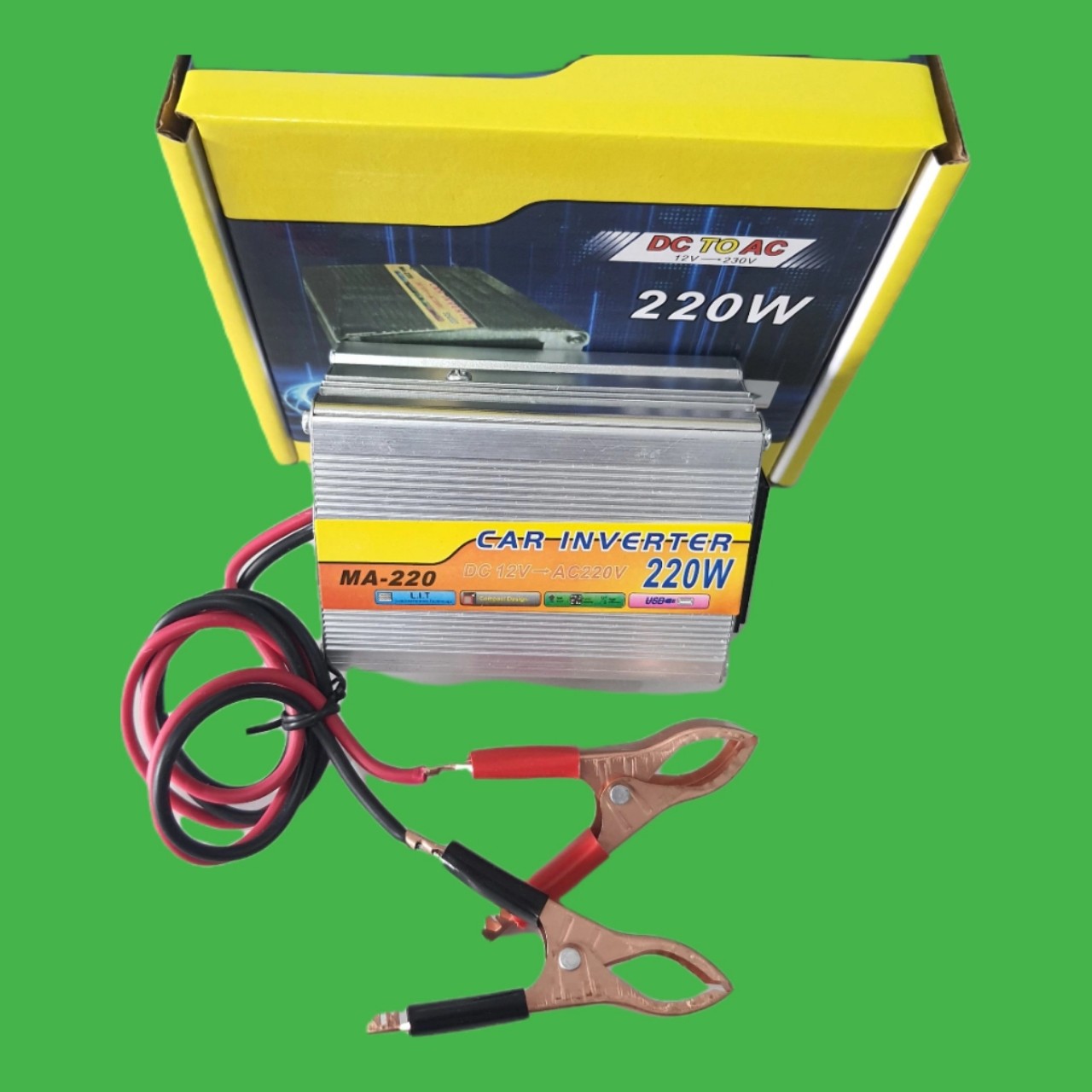 Kích Chuyển Đổi Điện 12V Lên 220V - 220W: Giải Pháp An Toàn Khi Mất Điện Cho Gia Đình Và Xe Ô Tô, ĐÈN TRANG TRÍ