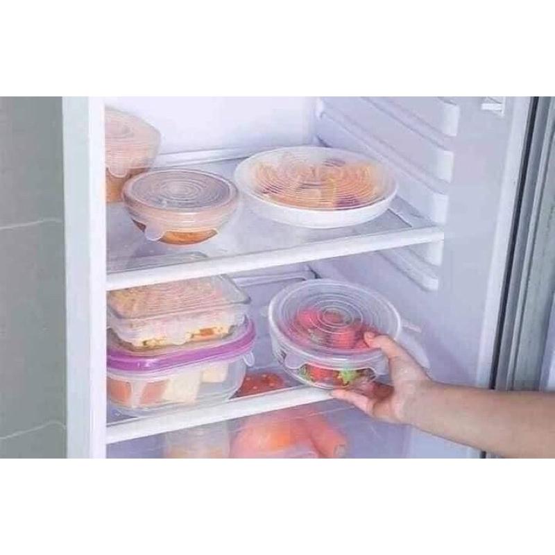 Set 6 nắp màng bọc silicol