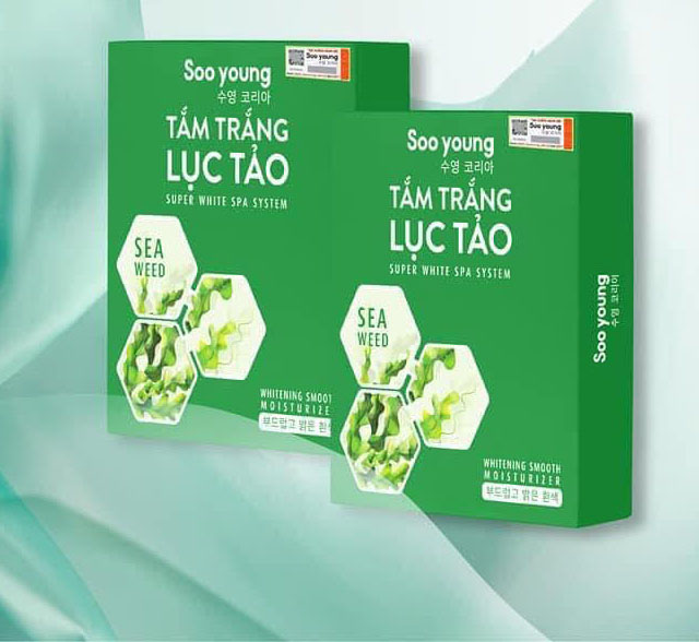 Tắm Trắng Lục Tảo Super White Spa System Soo Young