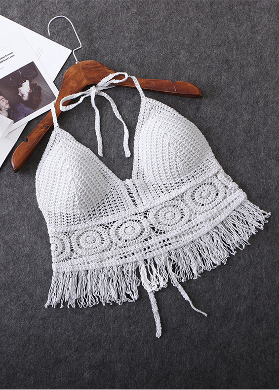 Áo bikini len yếm đi biển, có sẵn đệm lót, sexy quyến rũ | BL001