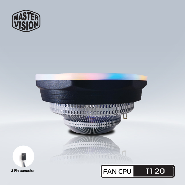 QUẠT TẢN NHIỆT ĐA NĂNG MASTER VISION T120 LED RGB hoangnhan - HÀNG CHÍNH HÃNG