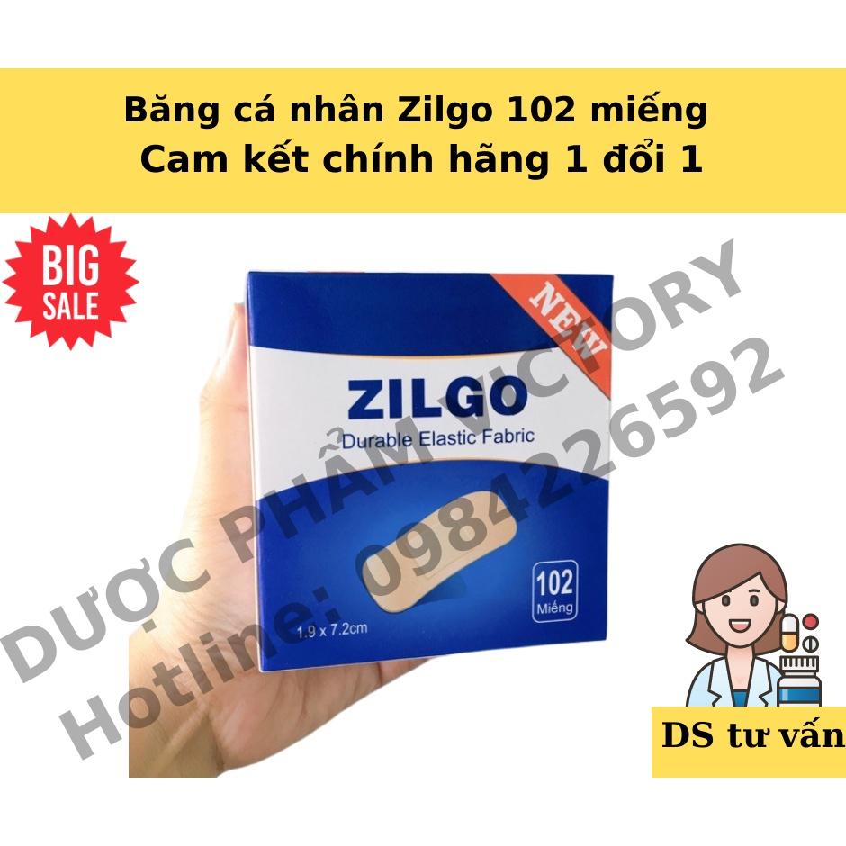 Băng cá nhân ZILGO - Băng vết thương nhỏ, mụn trứng cá (102 miếng/hộp và 30 miếng