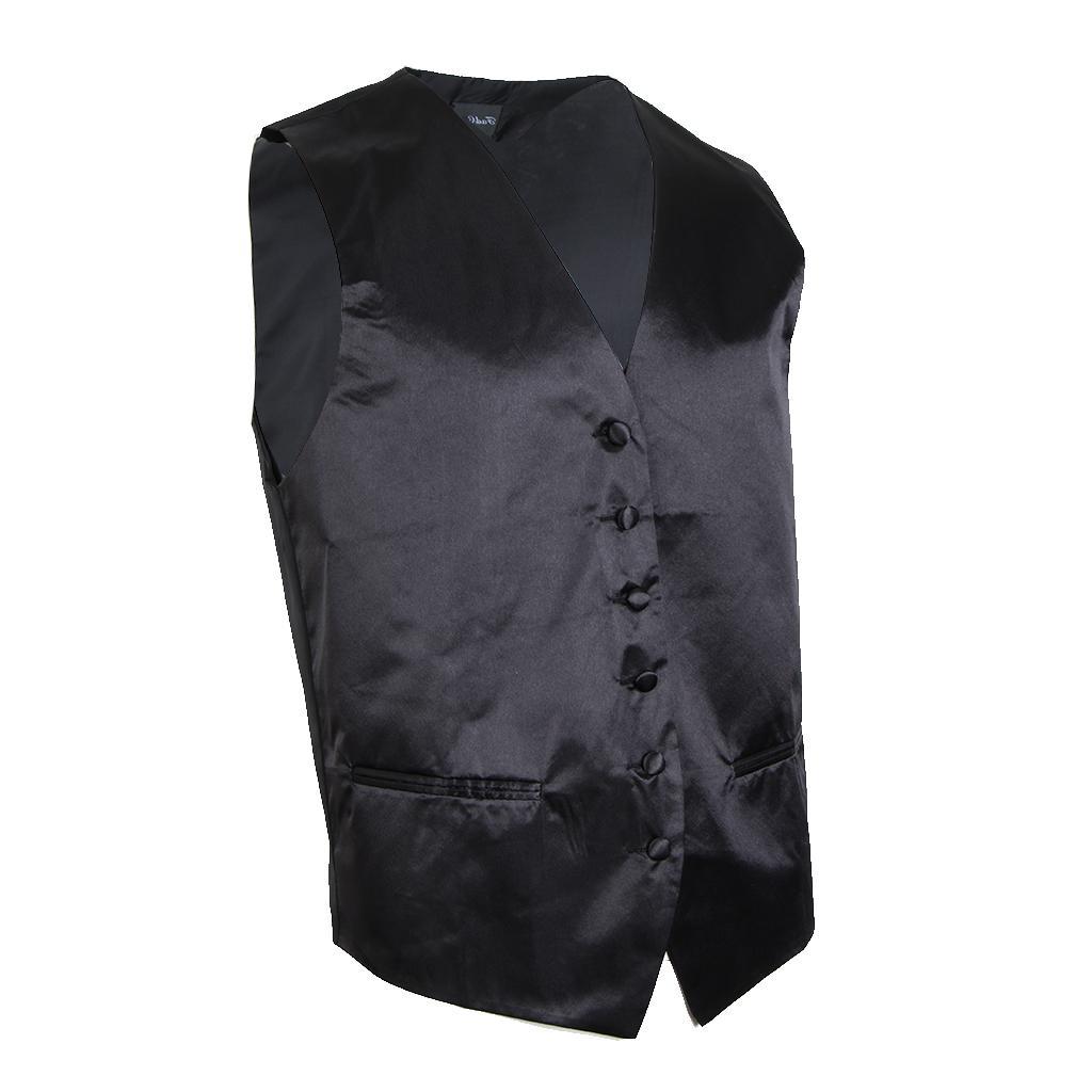 Men's Formal Casual Business Dress Vest Suit Slim Waistcoat Jacket Top Gilet