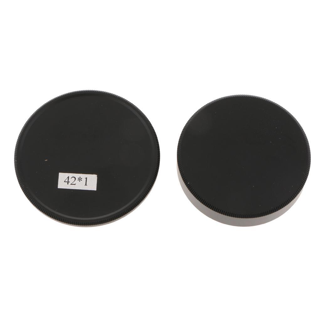 Metal Body  42mm Screw Mount with Lens Cover for  M42  Black