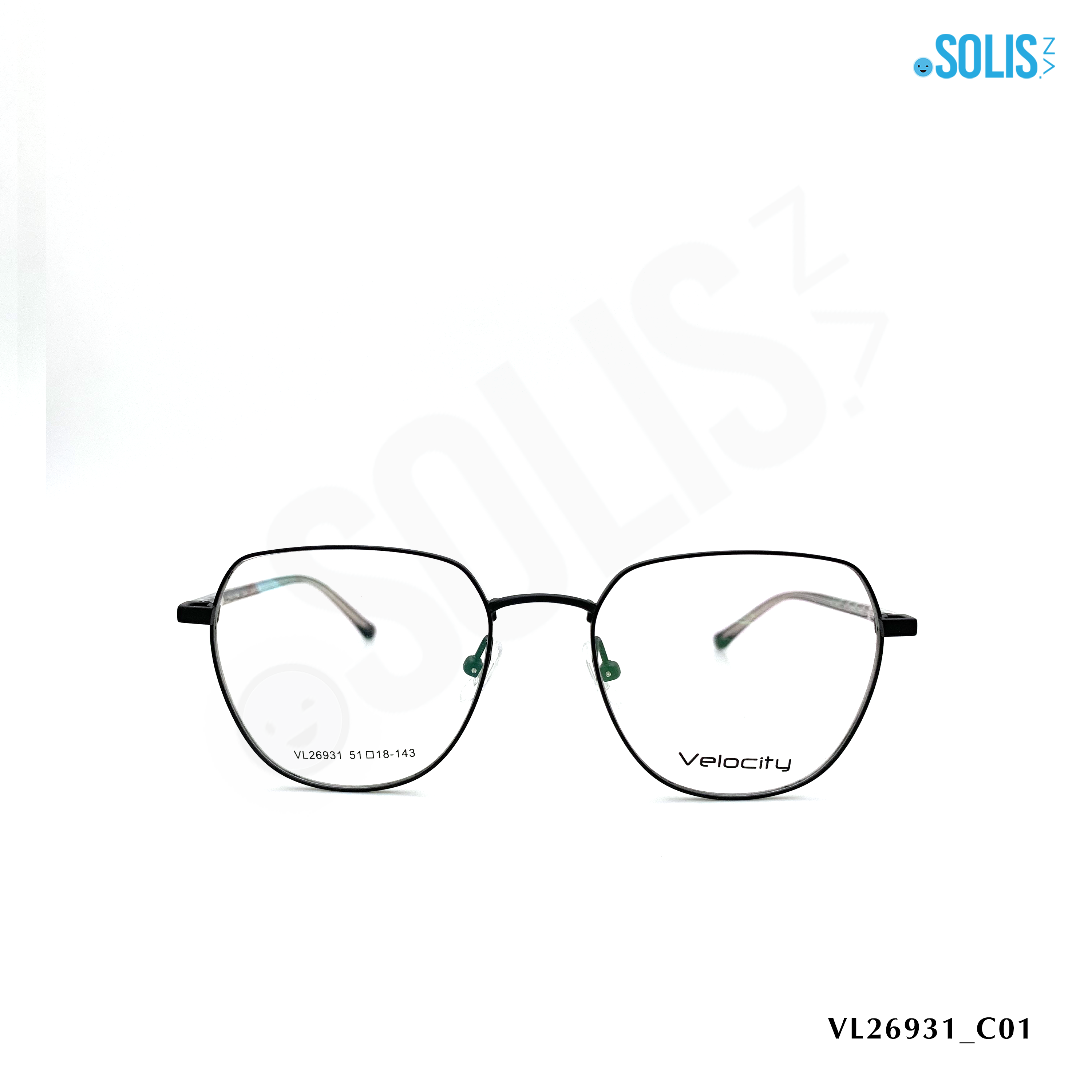 Gọng kính KL hiệu Velocity VL26931 - KÍNH KIM LOẠI HIỆU VELOCITY VL26931 KÍCH THƯỚC 51-18-143