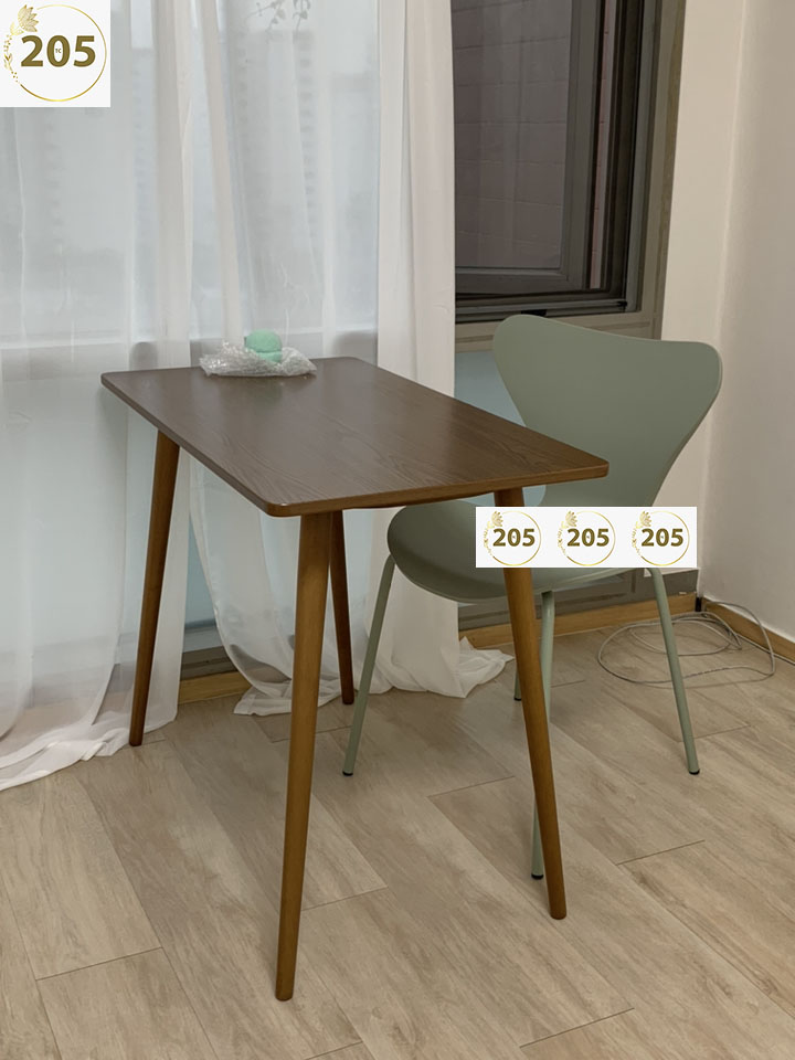 BÀN LÀM VIỆC, BÀN HỌC 80x40x75 cm GỖ CAO SU 100% - 205 TC Rubber Hard Wood Desk - 0979681087