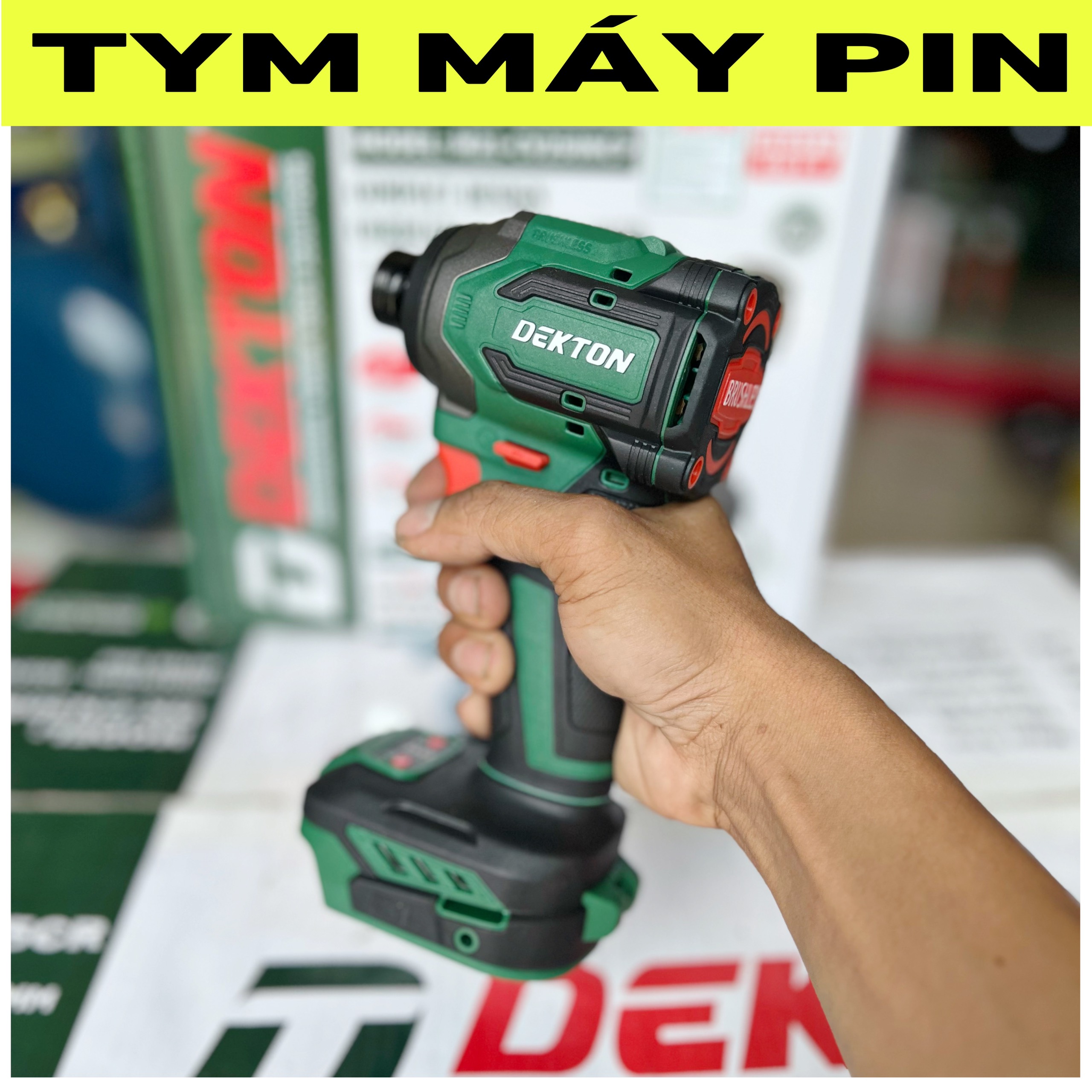 Máy Chuyên Vít Búa Dekton M21-CV250NCP – 21V – TYM MÁY PIN