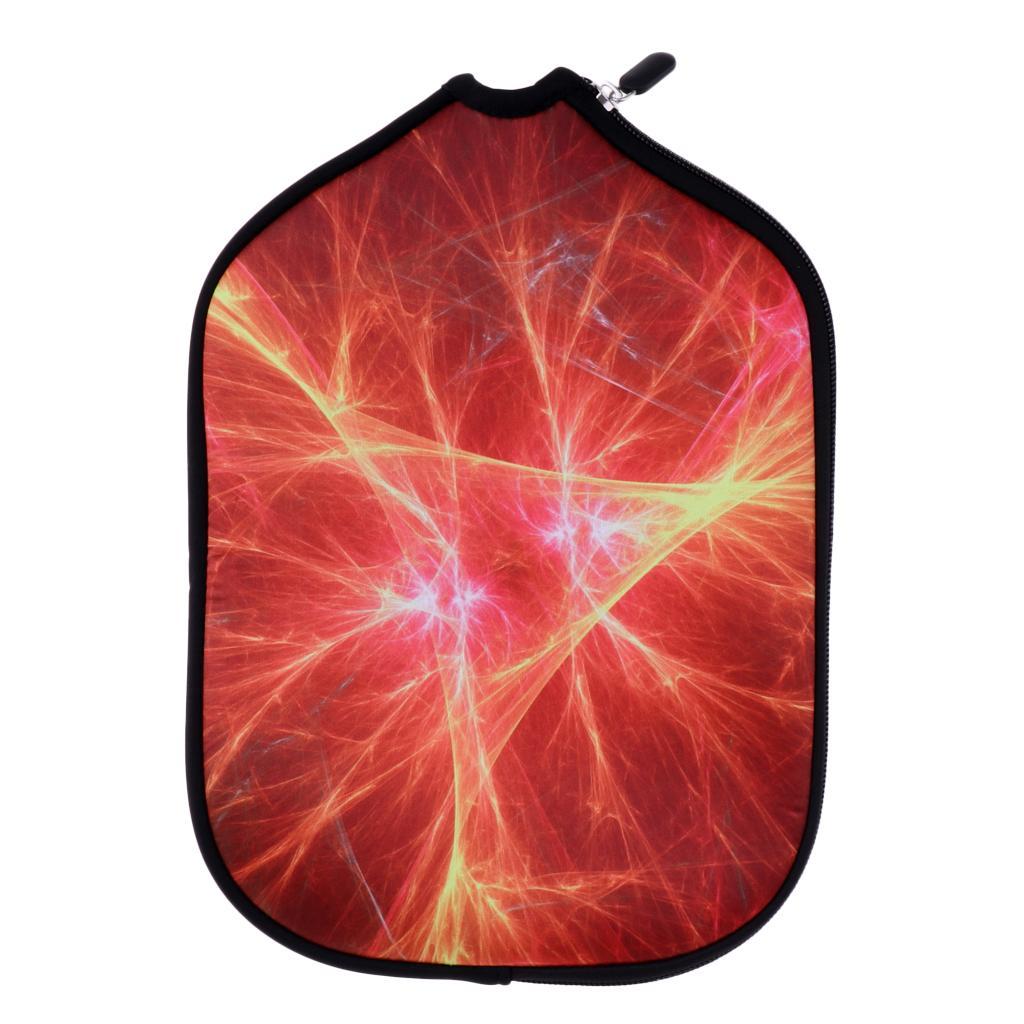 2pc Soft Neoprene Pickleball Paddle Cover Zipper Sleeve Protective Case